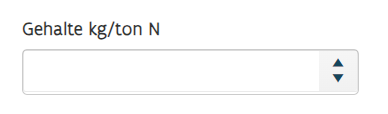 Content in Kg/Ton N Content in kg ton n